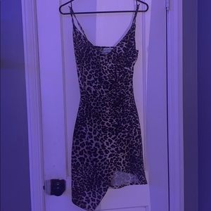 cheetah print mini dress